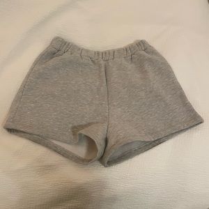 Grey sweat shorts